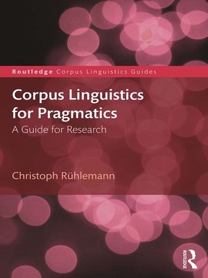 cover image of Corpus Linguistics for Pragmatics